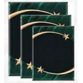 Shooting Star Acrylic Plaque w/ Green Marble Accent (7"x9")